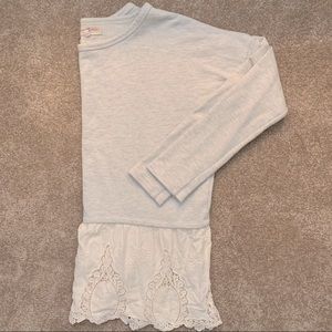 Altar’D State lace bottomed sweatshirt